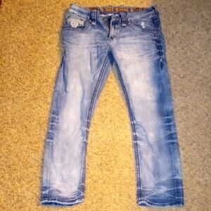 Rock Revival Light Blue Slim Jeans